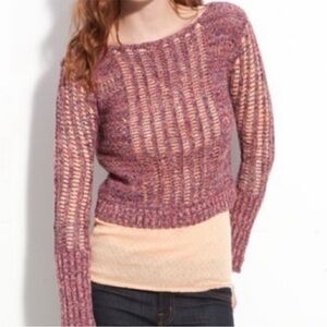 FREE PEOPLE GOCCIA OPEN KNIT SWEATER